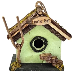 VOGELHAUS NISTKASTEN Holz Vogel Haus Nisthöhle Brutasten Vögel Meisen Vogelvilla