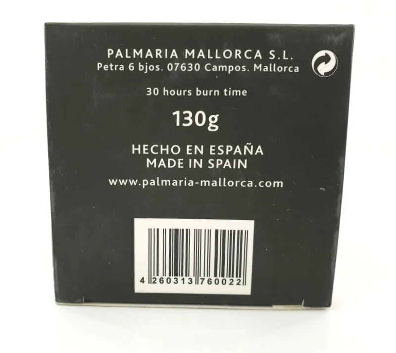 Geschenk Palmaria Mallorca Duftkerze 130 g Glas Flor de Naranjo Orange – Bild 8