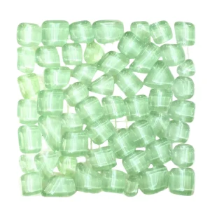 CASA - POADOR BORDÜRE Glasmosaik Polygonal Soft Glas transparent grün 1 Quadrat glatt Mosaik