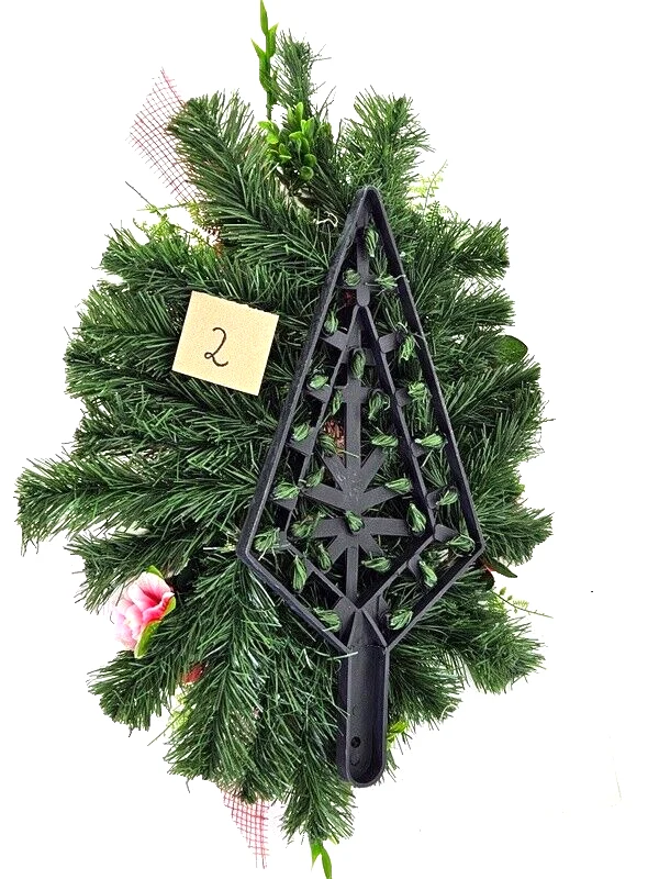 CASA - POADOR GRABSCHMUCK Rosa Exoten künstlich Totensonntag Friedhof – Bild 4