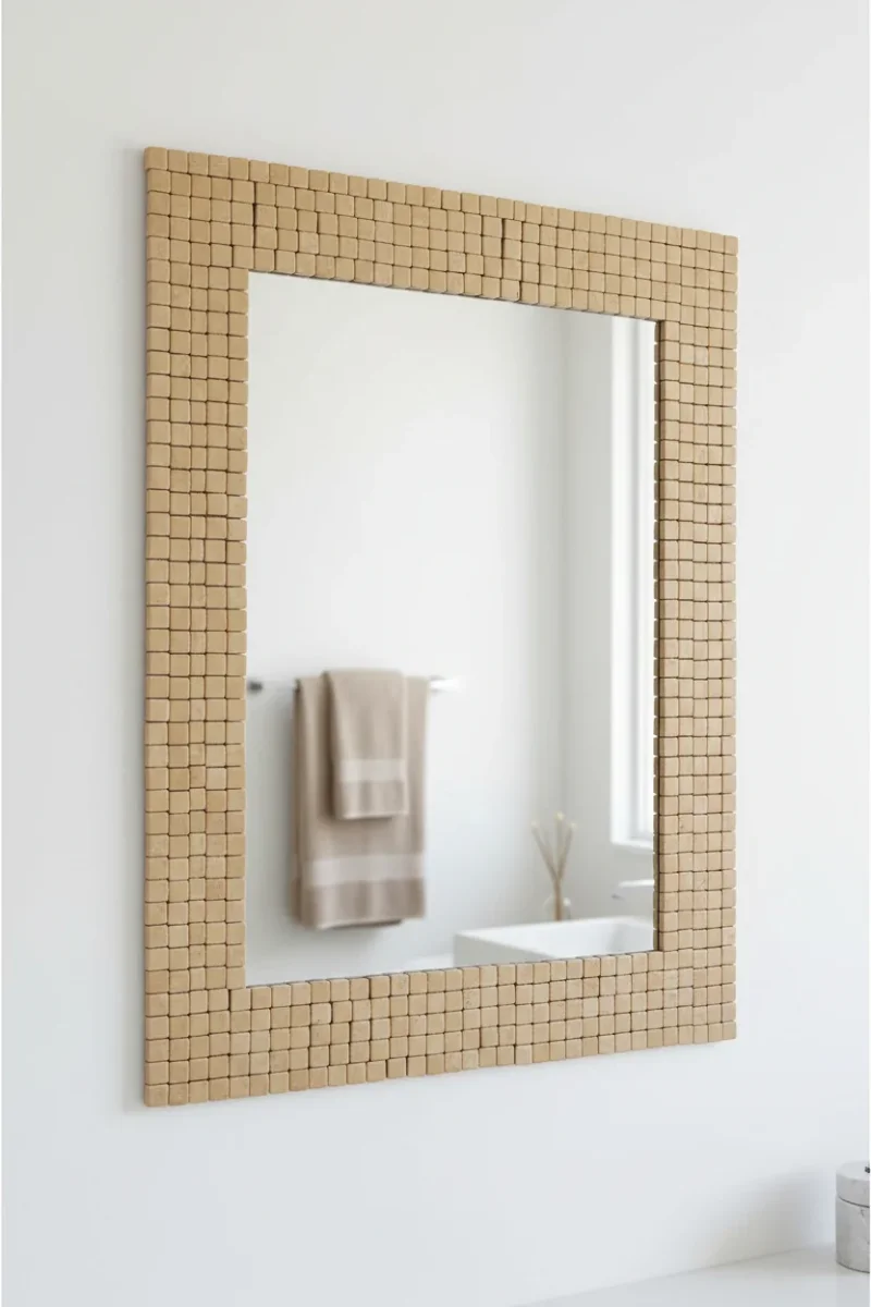 CASA - POADOR BORDÜRE Mosaik Beige matt 1 x Streifen 92 Steine unregelmäßig – Bild 3