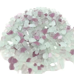 CASA - POADOR MOSAIKSTEINE Crash Glas milchig Bourdaux matt 650 g Mix Tüte