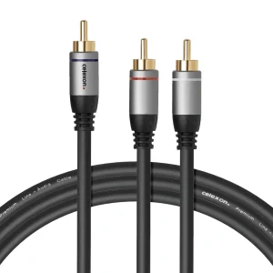 celexon Cinch auf 2x Cinch Audiokabel - Professional Line