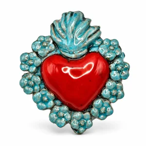 Kleines Herz aus Keramik "Sacro Cuore piccolo" 46
