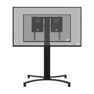 celexon Expert elektrisch höhenverstellbarer Display-Rollwagen Adjust-4286MB