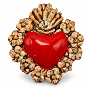 Kleines Herz aus Keramik "Sacro Cuore piccolo" 43
