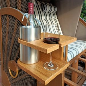 chillme summer – der Glas- und Flaschenhalter für jeden Strandkorb