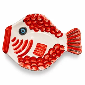 Fischteller/Piatto Pesce bunt 26x19 #5