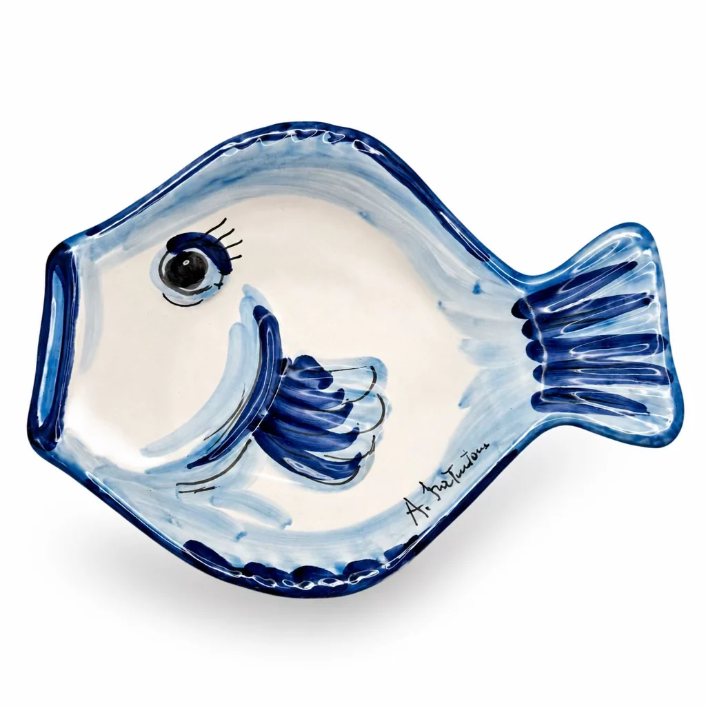 Fischteller/Piatto Pesce bunt 26x19 #3