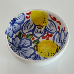 Kleine Keramikschale „Fiori e Limoni“ – Ø 15 cm