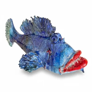 Keramik-Drachenkopffisch „Pesce Scorfano“ – Sizilien