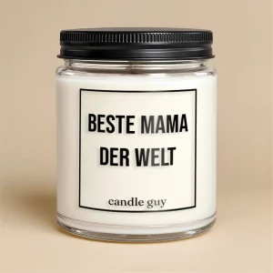 Kerze mit Spruch | Beste Mama der Welt