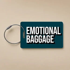 Gepäckanhänger mit Spruch | Emotional Baggage