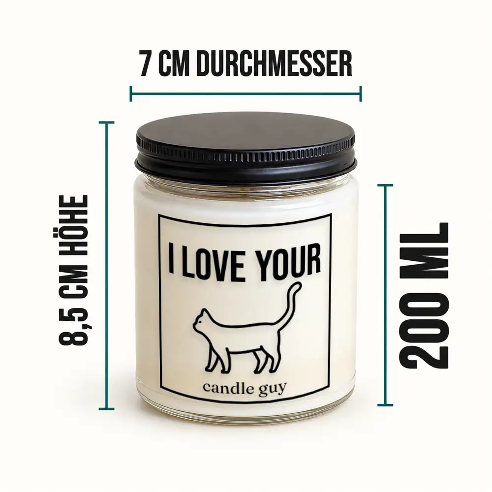 Kerze mit Spruch | I love your pussy – Bild 7