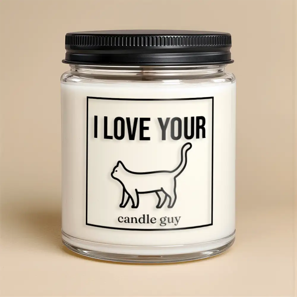 Kerze mit Spruch | I love your pussy