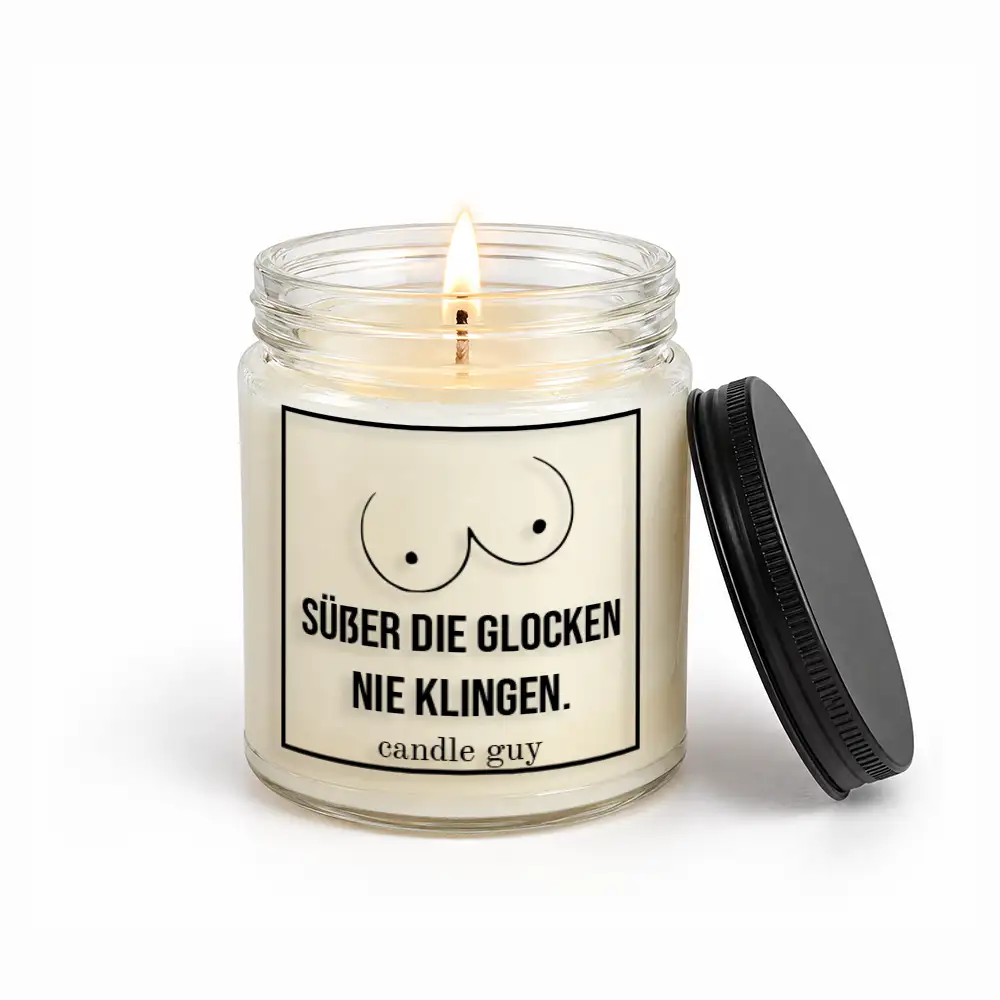 Kerze mit Spruch | Süßer die Glocken nie klingen. – Bild 6