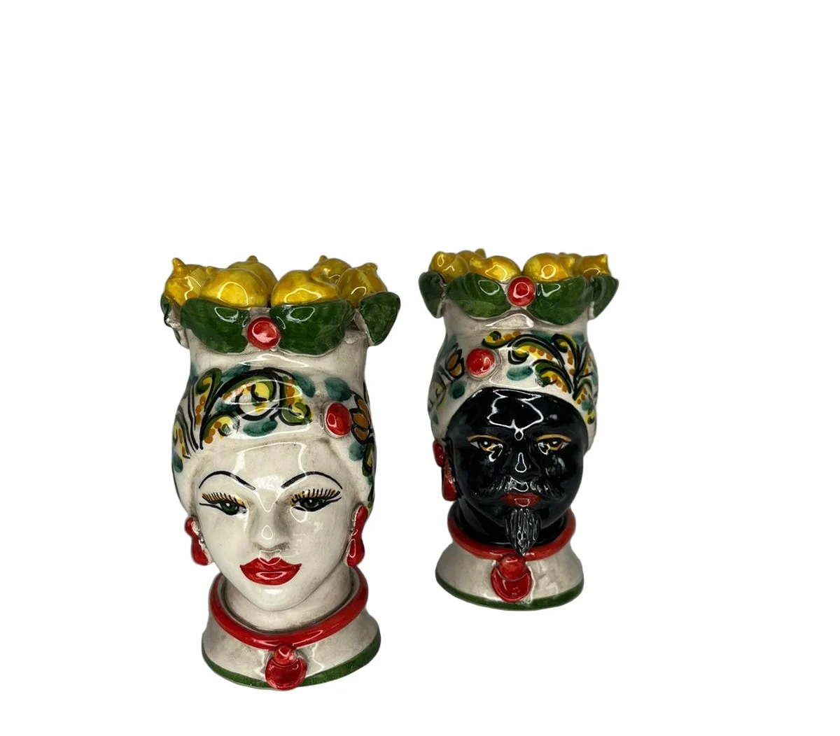 Testa di Moro aus Keramik – Limoni di Sicilia | Paar