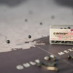 Pinnwand Pushpins in Schwarz, Kugeln für Korktafeln